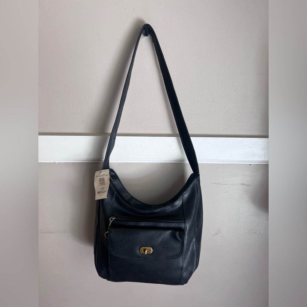 Classic Black Shoulder Bag